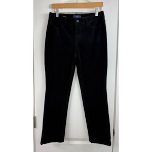 Talbots Petites Women's Black Corduroy Heritage Pants Size 6 P
